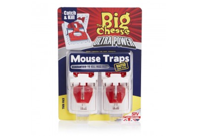 The Big Cheese Ultra Power Mouse Traps (twin pack)
